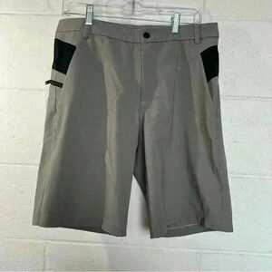 lululemon athletica Gray and Black Men's Sports Shorts
